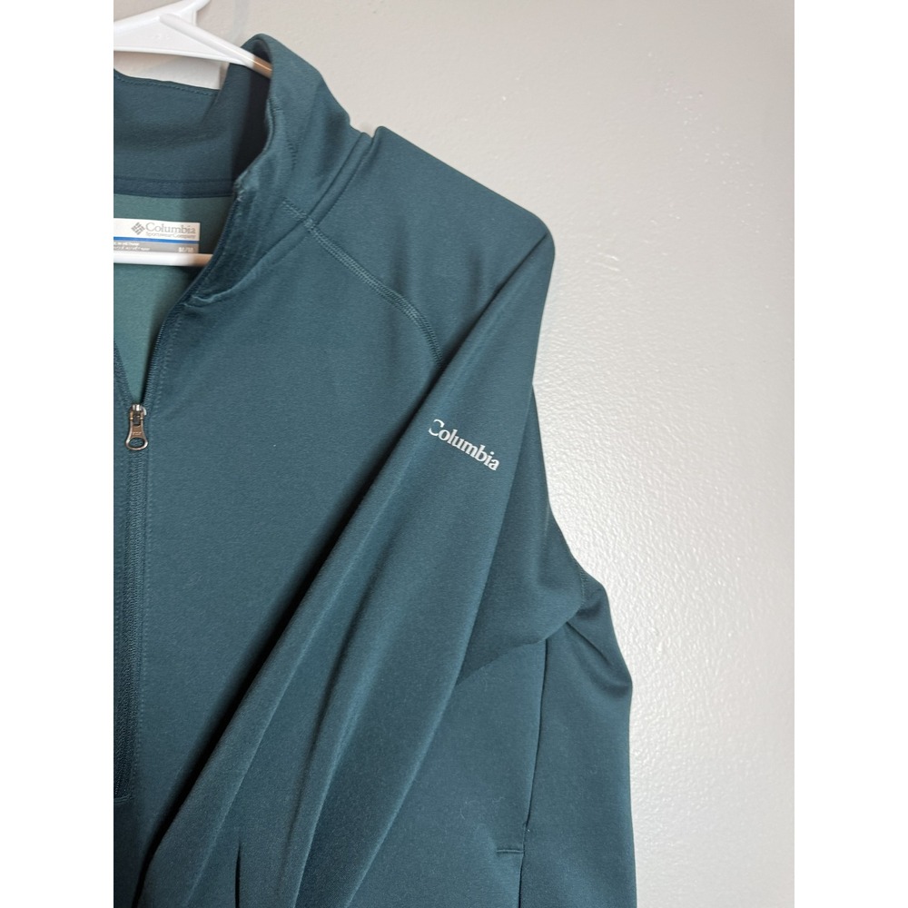 Columbia Women's Park View Grid Fleece 1/2-Zip Pullover – Dark Teal (Size M)